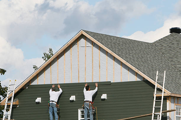 Professional Siding technician working in Cocolamus, PA